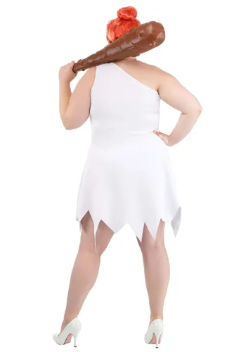 Vista 4 de Disfraz Mujer Talla Plus Wilma Los Picapiedra Multicolor