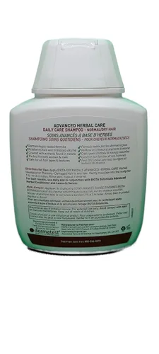 Vista 3 de B'iota Botanicals, Herbal Care Experts, Shampoo para el cuidado diario para cabello delgado normal/seco, 10.1 oz, paquete de de 1