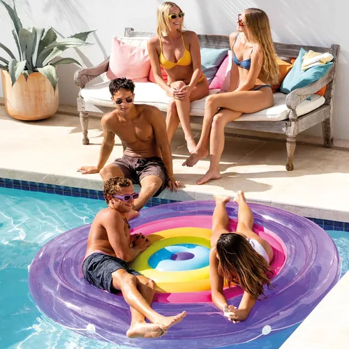Vista 2 de Intex Rainbow Fiesta Island, tamaño inflado: 6.6 ft x 9.4 in (57285EU)