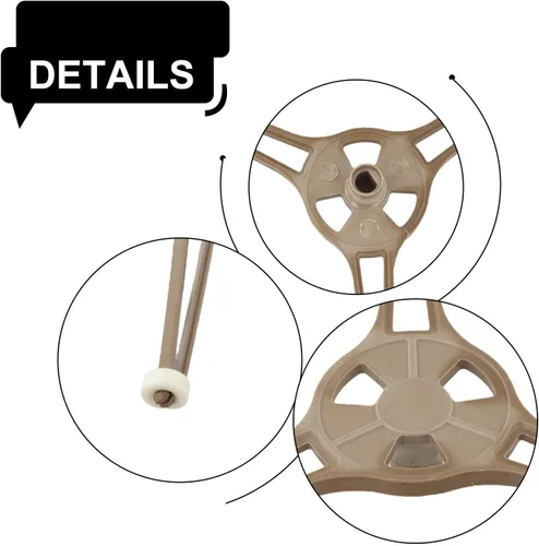 Vista 6 de Replacement Part Microwave Turntable Ring 8.7" - Material Rotating Ring Roller for Smooth Glass Plate Rotation