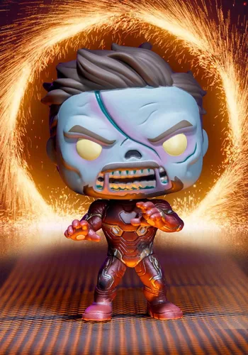 Vista 2 de Funko Pop! Marvel: ¿Y si - Zombie Iron Man