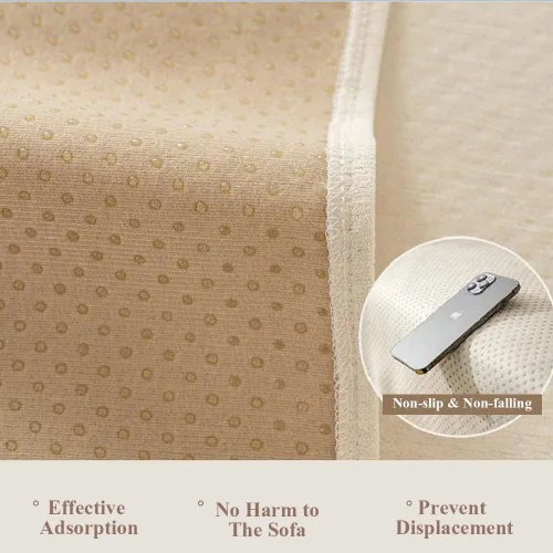 Vista 6 de STACYPIK Funda de sofá impermeable para perros y gatos, antideslizante, color caqui, para mascotas, resistente al agua, protector de muebles