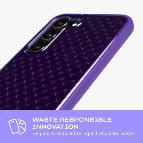 Vista 5 de tech21 Evo Check - Funda para Samsung Galaxy S23, protección contra caídas de 16 pies, a prueba de golpes, resistente a los golpes y a los arañazos
