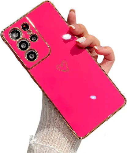 Vista 83 de ZTOFERA Funda diseñada para Google Pixel 7a, bonito diseño de corazones de amor con borde chapado y protección de lente de cámara, para Google Pixel