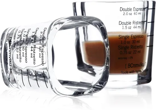 Vista 8 de Vasos de chupito, vaso medidor, líquido pesado, copa de vino, vaso de chupito de expreso, 1.5 onzas/1.5 fl oz (paquete de 0.1 - 1.5 fl oz)