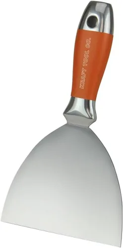 Vista 4 de Kraft Tool DW729PF - Cuchillo para juntas de acero inoxidable con mango de agarre seguro, 4 pulgadas