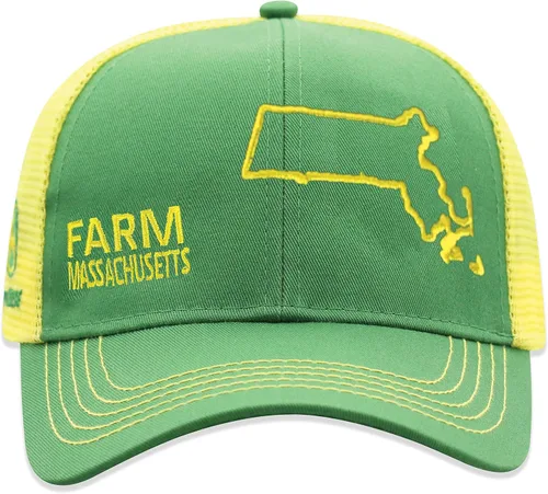 Vista 4 de John Deere Farm State Pride - Gorra verde y amarillo, Amarillo