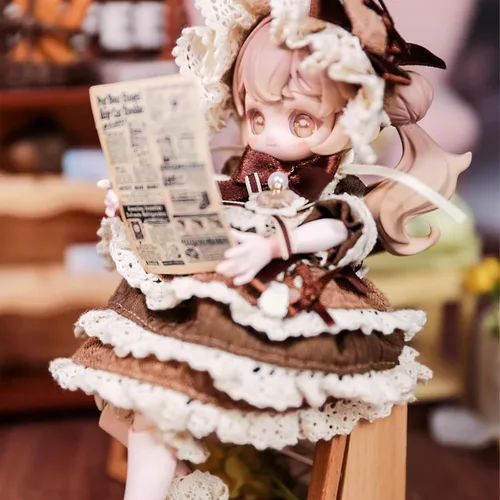 Vista 8 de CALEMBOU BJD - Caja ciega de la serie Tesoros Vintage de 5.9 in, muñeca articulada de bola, linda muñeca de vestir con articulaciones, colección
