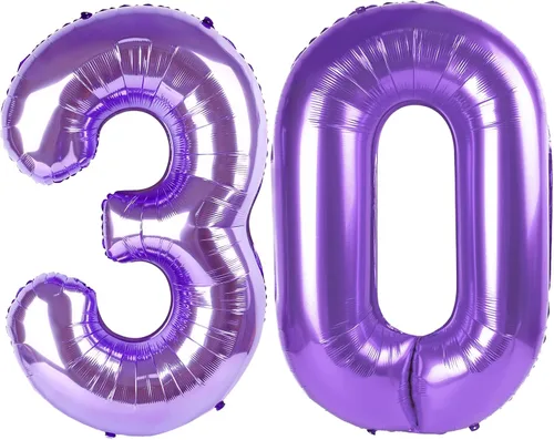 Vista 244 de Globo negro de 40 pulgadas con números del 0 al 9 (cero-nueve), globo de cumpleaños de gran tamaño, globo de helio de aluminio con números grandes