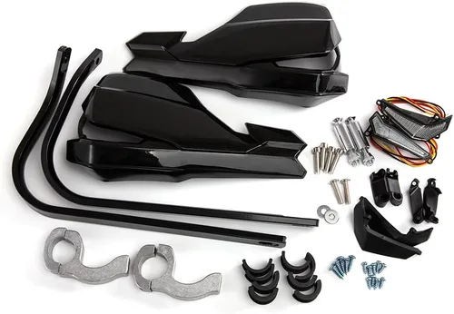 Vista 2 de Protectores de mano universales para motocicleta de 0.866 in, 0.984 in, 1.102 in, protector de manos para motocross, protector de cepillo para bici