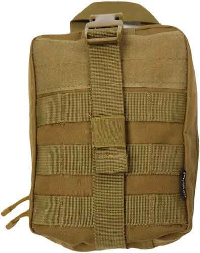 Vista 4 de Molle Tactical Rip Away IFAK bolsa de estilo militar, equipo médico de primeros auxilios, resistente al agua