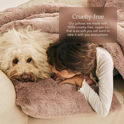 Vista 6 de UnHide Squish - Almohada lumbar, almohada rectangular de piel sintética extra suave 100% Polyester Fill, Machine Washable, Perfect for Living