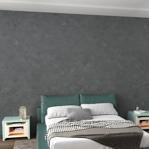 Vista 11 de 3yecaoo - Papel tapiz autoadhesivo de vinilo estilo hormigón de cemento, brillo texturizado, extragrueso, ancho con guía de aire, impermeable