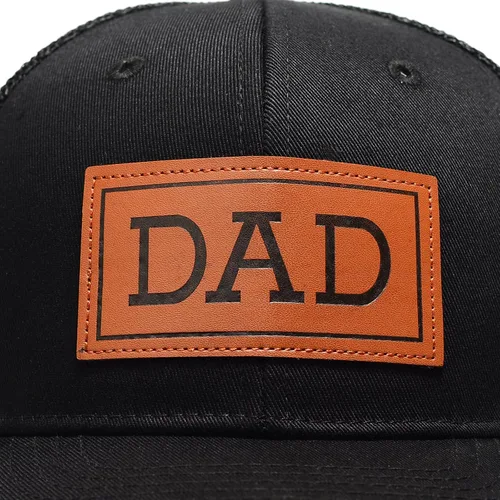 Vista 4 de PAUPPY Sombrero de papá regalos para el día del padre, regalos para el nuevo abuelo, sombrero de camionero de malla, sombrero de golf, sombrero
