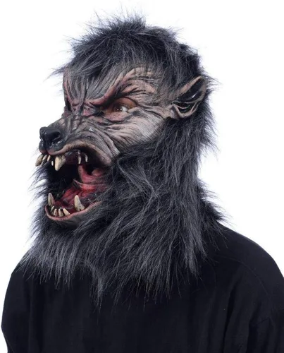 Vista 2 de Zagone Studios Máscara de hombre lobo Moonstruck, Gris