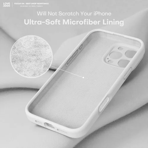 Vista 249 de LOVE 3000 Diseñada para Funda iPhone Air, Silicona Premium [Compatible con Magsafe][Forro de Microfibra Suave Anti-Rayones] Funda Protectora