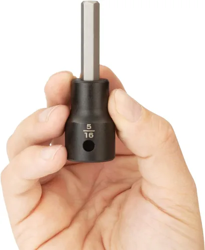 Vista 3 de TEKTON - Llave de tubo de 1/2 pulgada x 5/16 pulgada hexagonal de impacto SIB22208