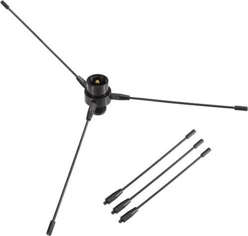 Vista 7 de Antena de fibra de vidrio UHF/VHF 136-174/400-470MHZ con kit de plano de tierra