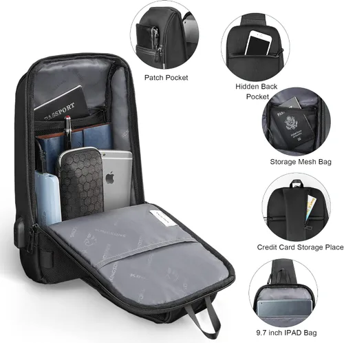 Vista 4 de VGOAL Mochila antirrobo para laptop