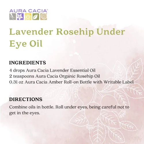 Vista 6 de Aura Cacia Aceite orgánico para el cuidado de la piel de rosa mosqueta, probado por GC/MS para pureza, 1.0 fl oz (1 onza líquida) en caja
