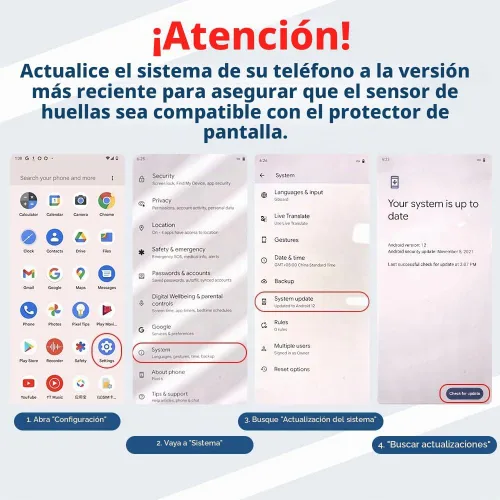 Vista 2 de TOCOL Paquete de 3 protectores de pantalla de vidrio templado compatibles con Google Pixel 6 5G de 6.4 pulgadas y protector de lente de cámara