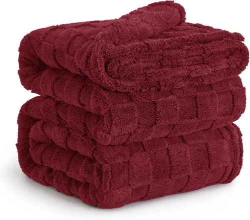 Vista 54 de Bedsure GentleSoft - Manta verde salvia para sofá, manta de forro polar a cuadros, regalos de Navidad para mujeres, hombres y niñas, bonita manta