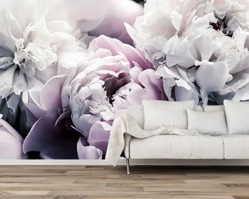 Vista 5 de Reyhui Papel pintado floral Flores de rosas grandes MURAL-015