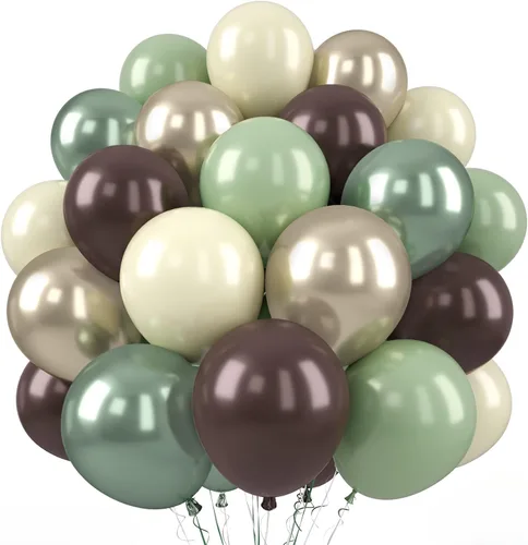Vista 16 de 50 globos de Halloween, globos de 12 pulgadas, globos morados negros y anaranjados de 12 pulgadas, globos de confeti de murciélago, globos de látex