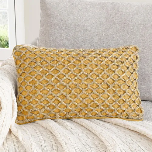 Vista 25 de Boho Living Jada - Funda decorativa para almohada, incluye acento, diseño tejido premium, decoración para sala de estar, (2) funda de almohada de 20