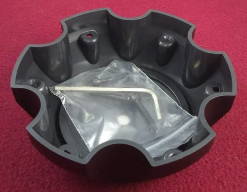 Vista 3 de Eagle ALEYS AE Hardrock Series 6 Lug 3289/3289-08 Tapa central para llanta negra plana (1 tapa)