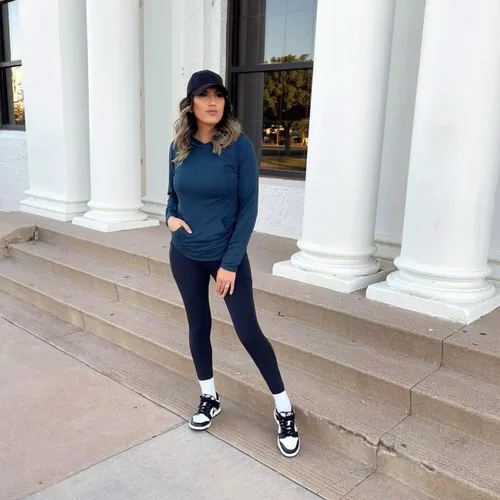 Vista 7 de RBX Active - Leggings de yoga para correr con bolsillos y cintura alta a prueba de sentadillas para mujer
