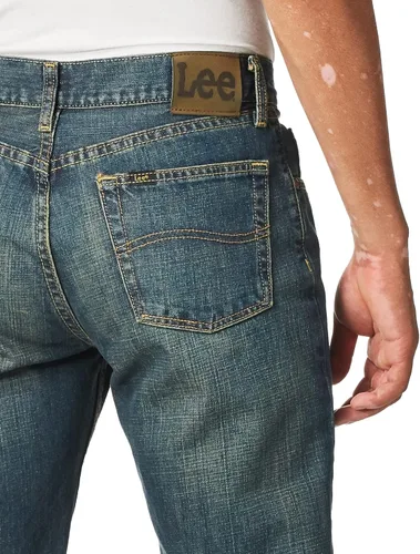 Vista 5 de Lee Jeans rectos sueltos premium para hombre