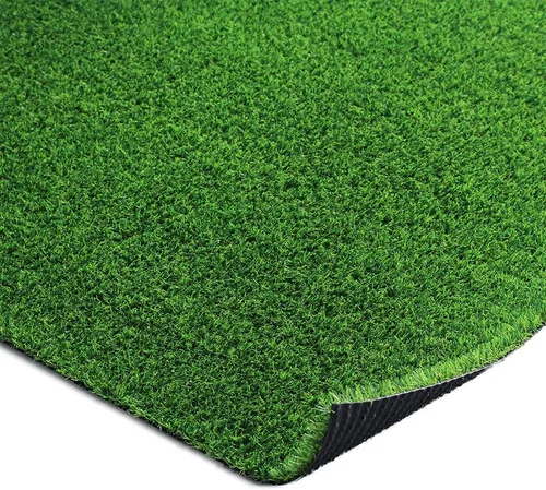 Vista 4 de Alfombra de césped artificial realista de 0.7 pulgadas, césped sintético de imitación de césped artificial de 5 pies x 5 pies para mascotas