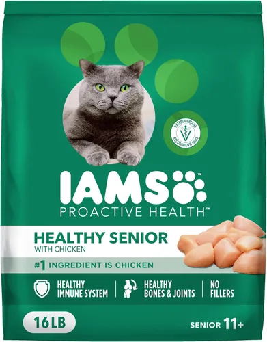 Vista 11 de Comida seca para gatos senior saludable IAMS Proactive Health con pollo, bolsa de 3.5 lb