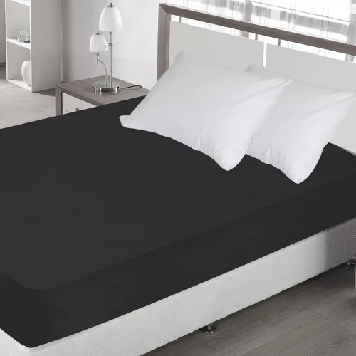 Vista 5 de Sábana bajera individual solo, sábanas de cama individuales de tamaño individual súper suaves y acogedoras para niños con bolsillo profundo de hasta