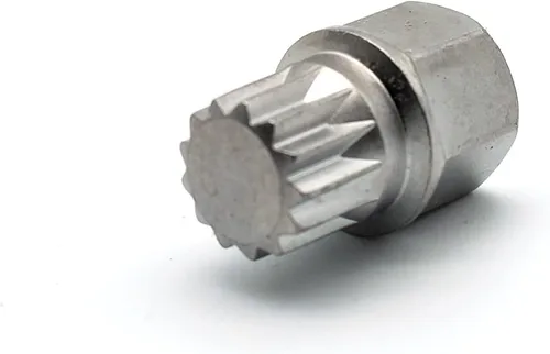 Vista 20 de TMAX Abc0/10Pt Bloqueo de rueda Lugnut antirrobo Tuerca Tornillo Eliminación de llave Socket S3057 para Vw Audi