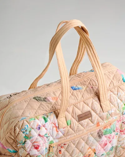 Vista 8 de Maison d' Hermine Bolsas de fin de semana para mujer, de algodón, acolchadas, para equipaje nocturno, bolsa de fin de semana para hombres, regalos