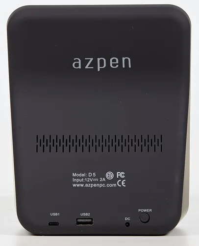 Vista 3 de Azpen - Base de audio de carga inalámbrica con altavoces Bluetooth duales de 8 vatios, micrófono mejorado para llamadas manos libres, cargador