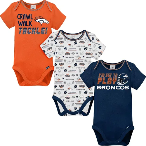 Vista 33 de Gerber - Mameluco unisex de manga corta para bebé, equipo de la NFL, paquete de 3