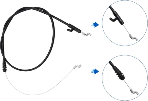 Vista 2 de Poagavgs Pro-Parts 946-04661A - Cable de control de repuesto para 946-04661 746-04661 MTD Troy Bilt 21-034 Deck