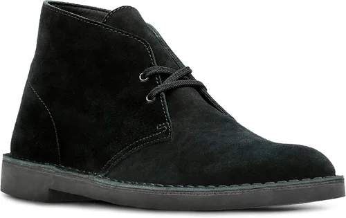 Vista 7 de Clarks Botas Chukka Bushacre 2 para hombre Ante negro