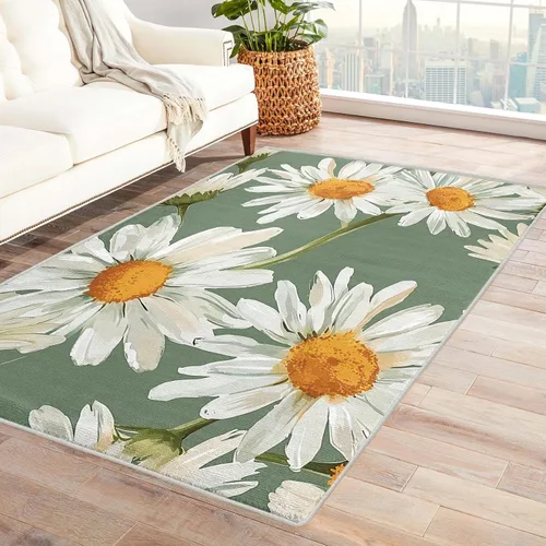Vista 7 de Alfombra de abeja, alfombra de 2 x 3, alfombras de flores de abeja para entrada y dormitorio, alfombra de área pequeña, alfombra de área pequeña