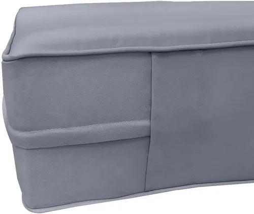 Vista 7 de Funda solamente-estilo 6 fundas de almohada para colchón de sofá cama al aire libre con ribete de tubería tamaño matrimonial - AD001