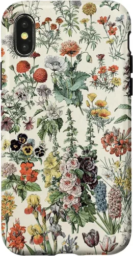 Vista 5 de Cute Flowers Vintage Botanical Flower Illustration Case for iPhone 17