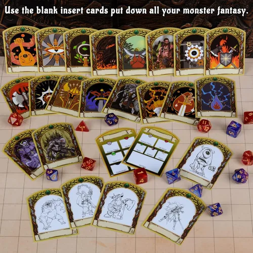 Vista 6 de CZYY DND Initiative & Combat Tracker Set, Acrylic Markers with Insert Cards