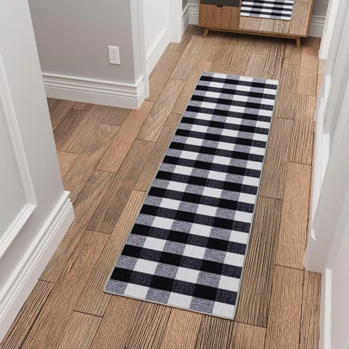 Vista 29 de Ottomanson Alfombras de 5 x 6 pies 6 pulgadas para sala de estar, alfombra de área para dormitorio, antideslizante, duradera y grande para zonas