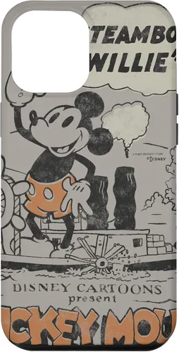 Vista 26 de Funda para iPhone 16 Disney 100 Mickey Mouse Steamboat Willie Sound Cartoon D100