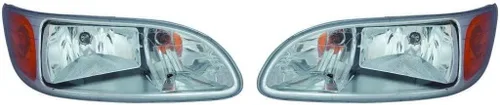 Vista 6 de Para Peterbilt 386 Conjunto de faros delanteros 2006-2014 lado del conductor PB2502100 16-09190L