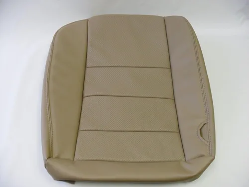 Vista 4 de 2002 a 07 para Ford F250 Lariat Driver & Passenger Bottom Seat Covers TAN Perforated