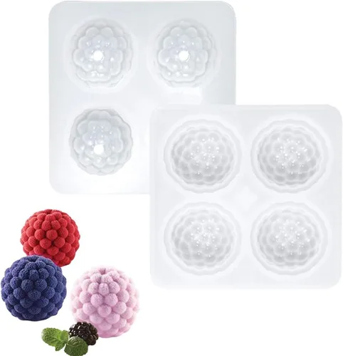 Vista 24 de OCPO KITCHEN Moldes de silicona con forma de corazón 3D para hornear pasteles de mousse, molde de silicona 3D para dulces, pastelería, chocolate